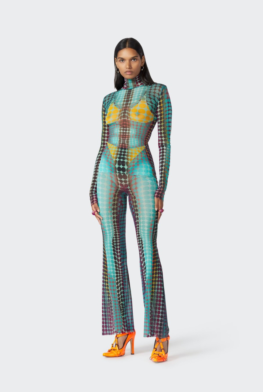 Cyber Jean Paul Gaultier | The Blue Dots Print Pants