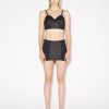 Dresses And Skirts Jean Paul Gaultier | The Black Satin Mini Skirt