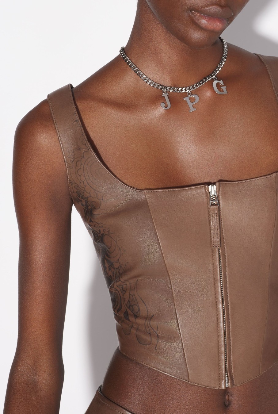 Jewelry Jean Paul Gaultier | The Silver-Tone "Jpg" Necklace