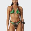 Cyber Jean Paul Gaultier | The Brown Dots Print Bikini Top