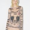 Jpg X Knwls Jean Paul Gaultier | The Nude Tattoo Top