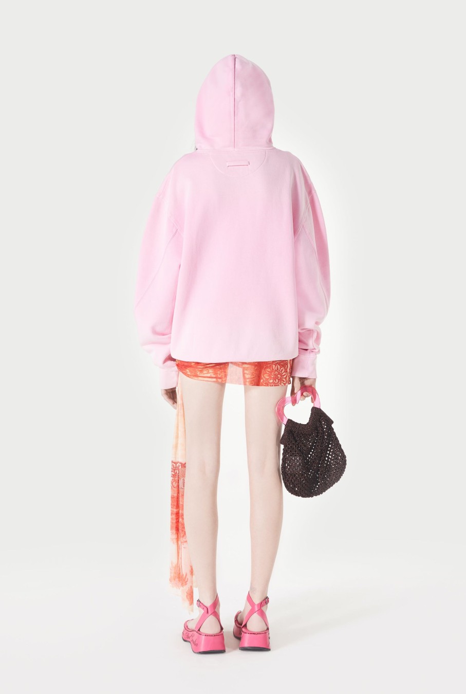 Evidemment Jean Paul Gaultier | The Pink Hooded Evidemment Sweatshirt