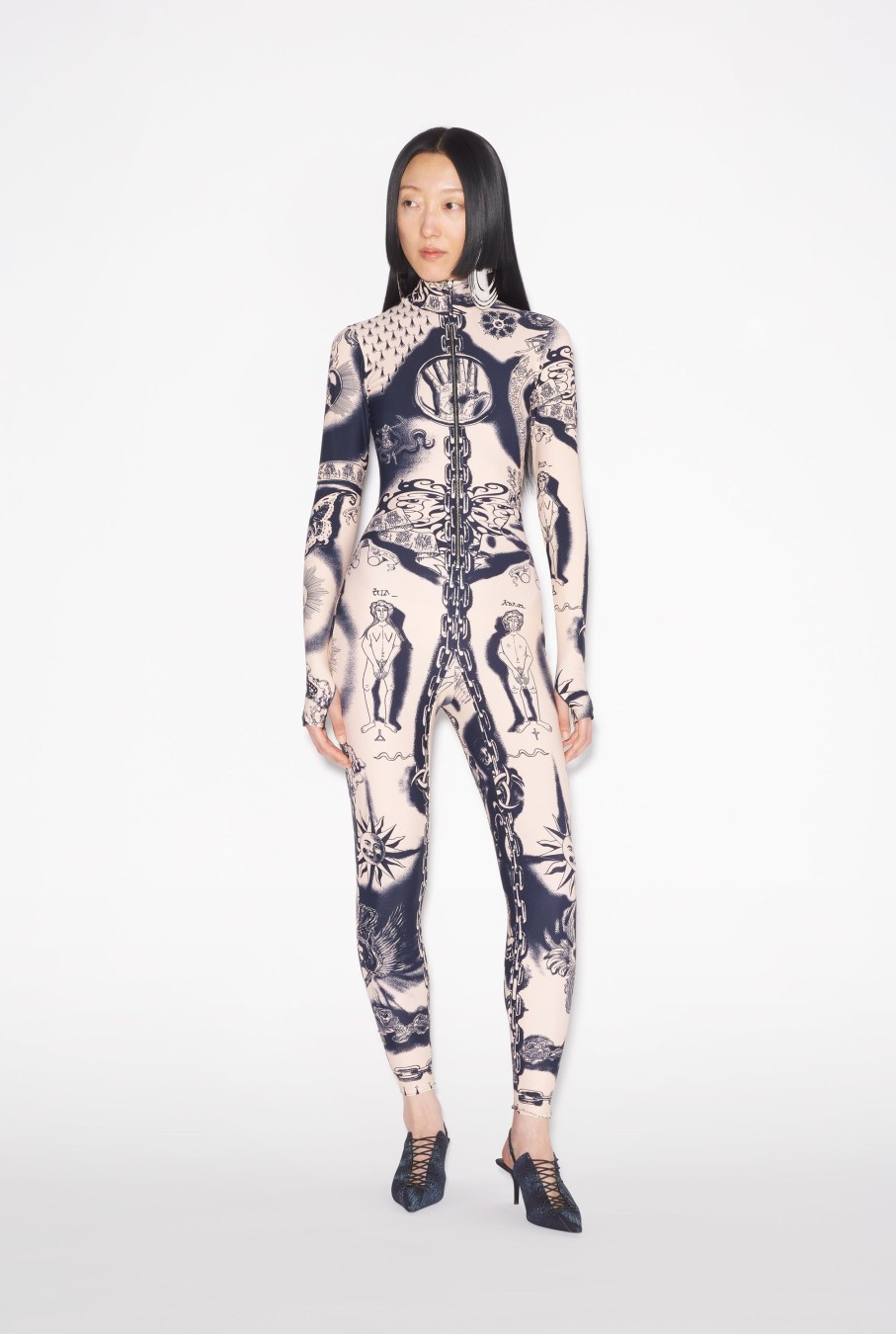 Trousers Jean Paul Gaultier | The Heraldry Tattoo Jumpsuit