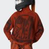 Burn Collection Jean Paul Gaultier | The Brick-Red Biker Sweater