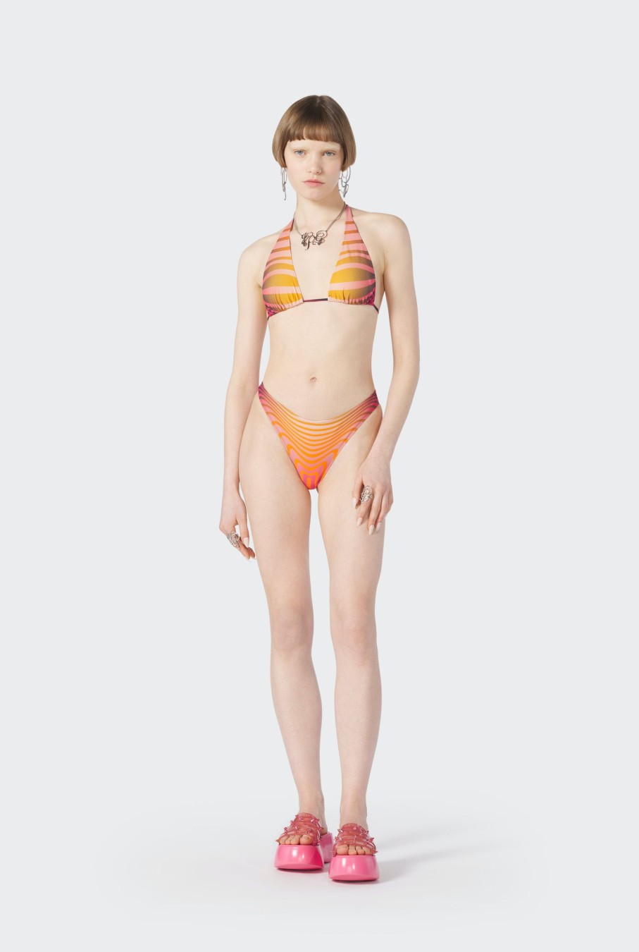 Flowers Jean Paul Gaultier | The Red Body Morphing Bikini Top