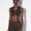 Tops Jean Paul Gaultier | The Cropped Suit Vest