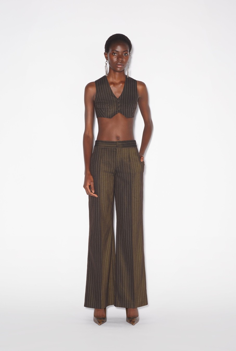 Tops Jean Paul Gaultier | The Cropped Suit Vest