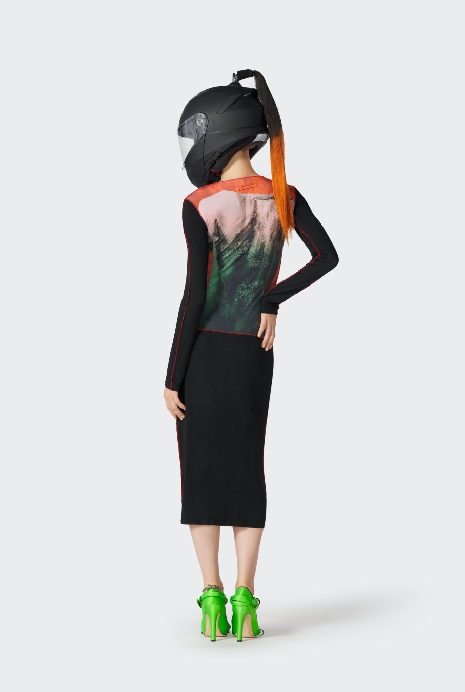 Burn Collection Jean Paul Gaultier | The Statue Print Dress