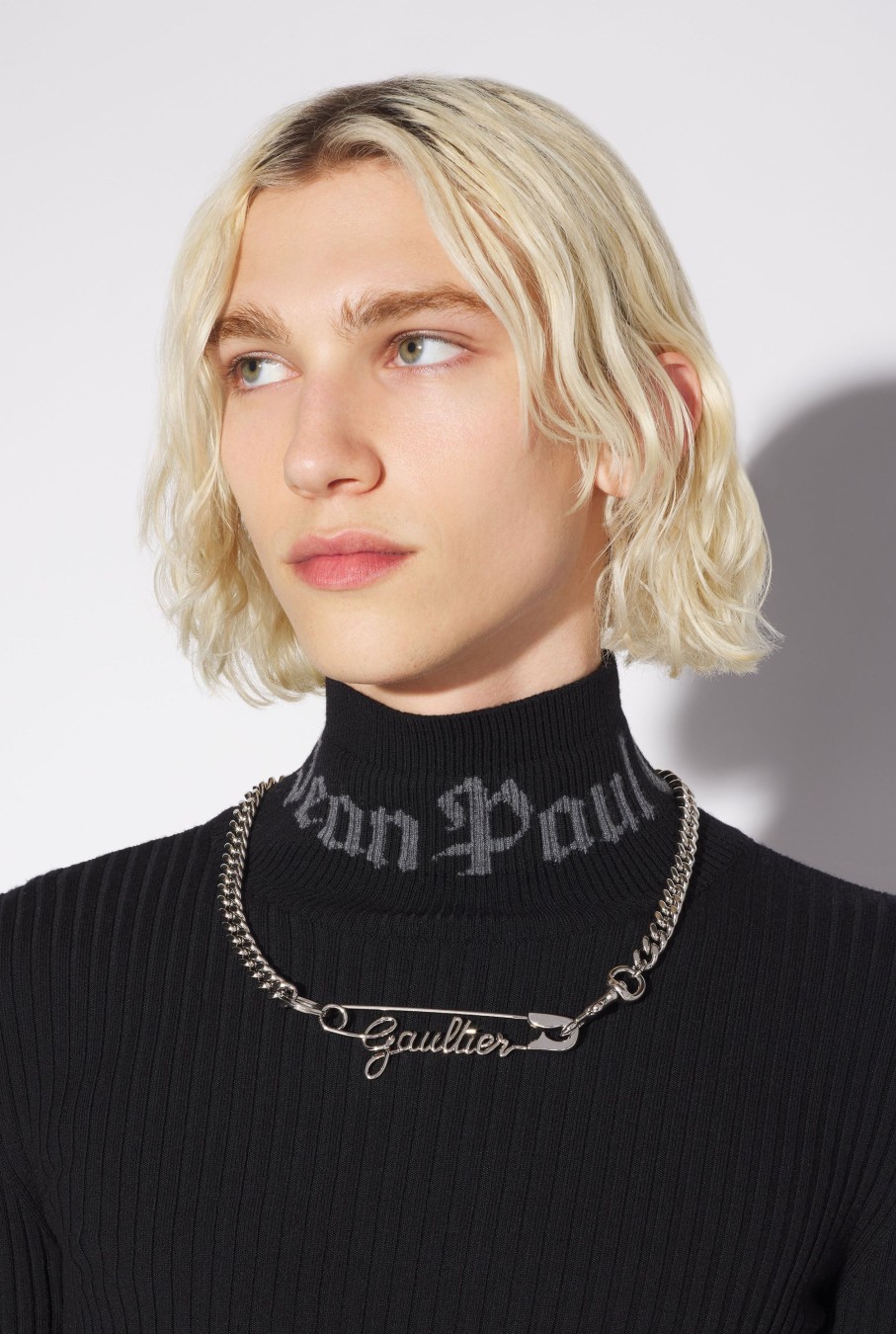 Jewelry Jean Paul Gaultier | The Silver-Tone Gaultier Safety Pin Necklace