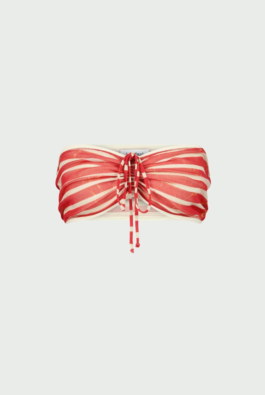 Dress Like Jean Paul Jean Paul Gaultier | The Red "Crackling" Sailor Bandeau