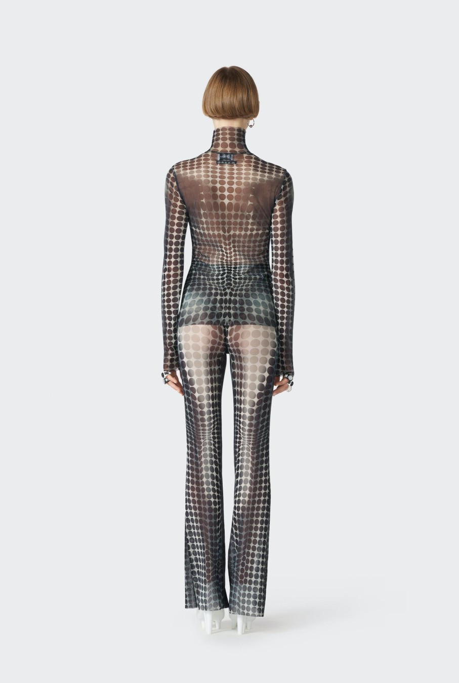 Cyber Jean Paul Gaultier | Exclusive - The Black & White Dots Print Pants