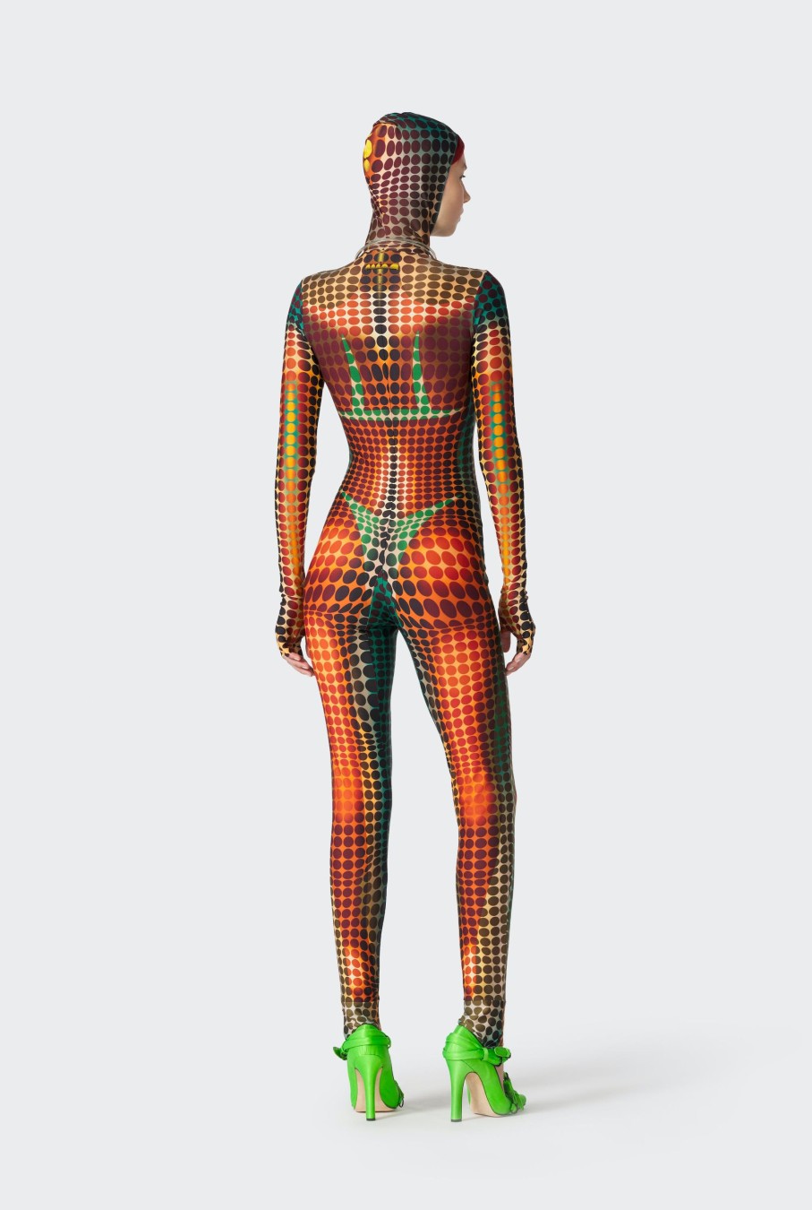 Cyber Jean Paul Gaultier | The Brown Dots Print Jumpsuit