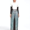 Jpg X Y/Project Jean Paul Gaultier | The Blue Trompe-L'Oeil Y Belt Denim Dress