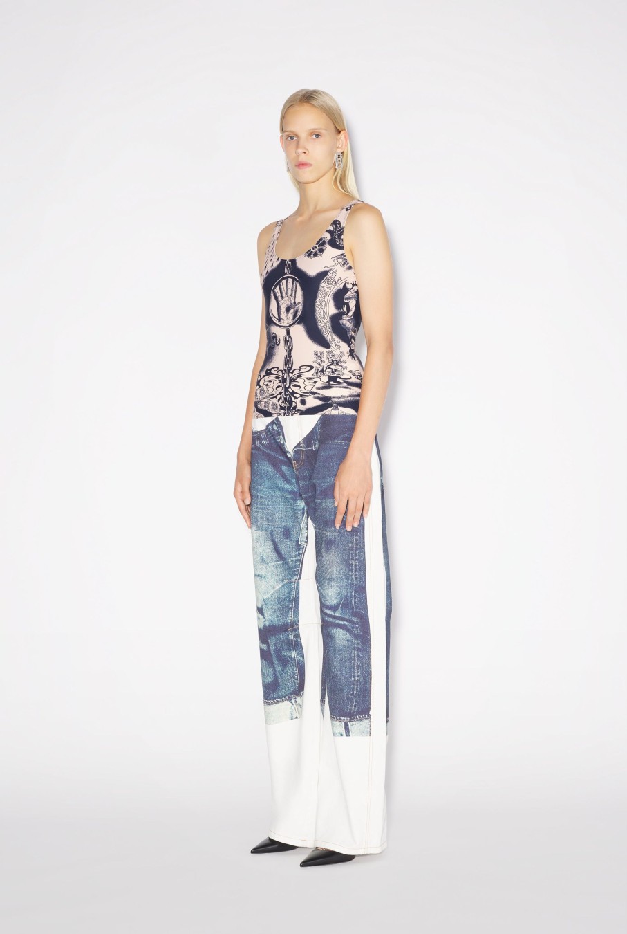 Tops Jean Paul Gaultier | The Heraldry Tattoo Tank Top